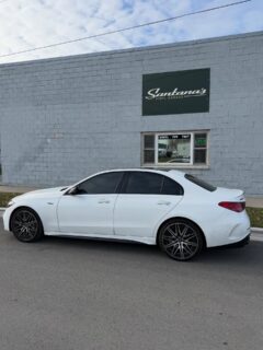 C43 AMG came in looking like a fish bowl & left looking exactly how it should. In my opinion, window tint is the #1 upgrade you can do to any vehicle.It instantly changes the look, gives you privacy, and provides heat rejection on those hot summer days.A cleaner look & practical benefits, can’t beat that!DM or Call today to book before the new year✔️